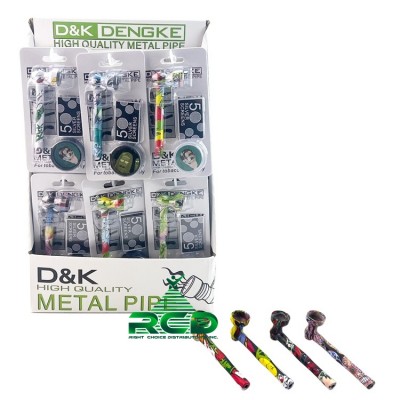METAL PIPE COMBO SET (PIPE+ GRINDER+ SCREEN) MP81 - 24CT/ DISPLAY